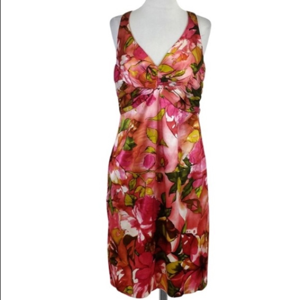 David Meister Floral Dress